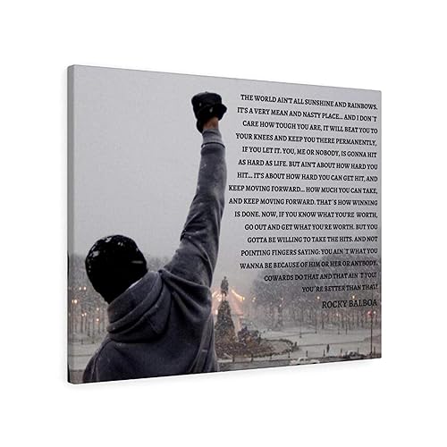 Quote Canvas Print Wall Decor Motivational Quote 16x20 inch Wall Art for office Decor room decor disponible en Yaxa Costa Rica