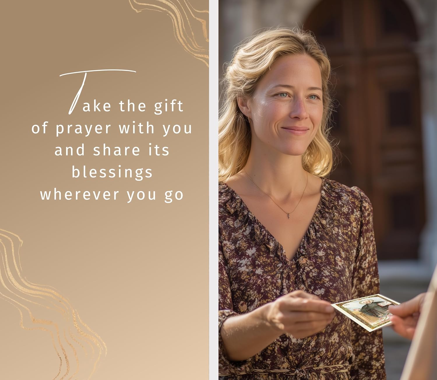 Trendzeen San Ignacio de Loyola Oracion - Saint Ignatius de Loyola Medalla - Spanish St Ignatius Loyola Prayer Card and Pendant Set, Made in Italy - 2 Items - Image 5