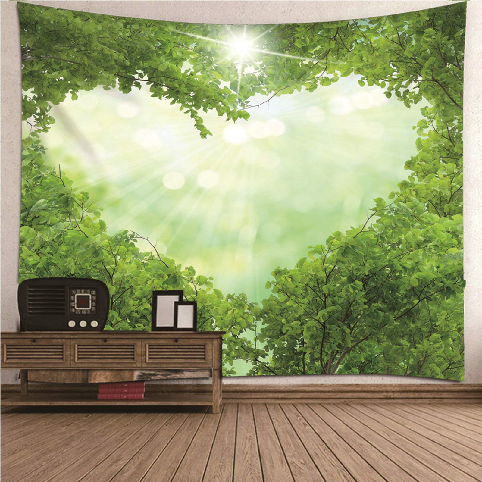 Tapiz de pared de poliéster con impresión 3D lavable para una decoración duradera
