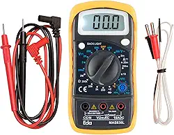 Eda Multímetro Digital com Sensor de Temperatura e Tela Iluminada
