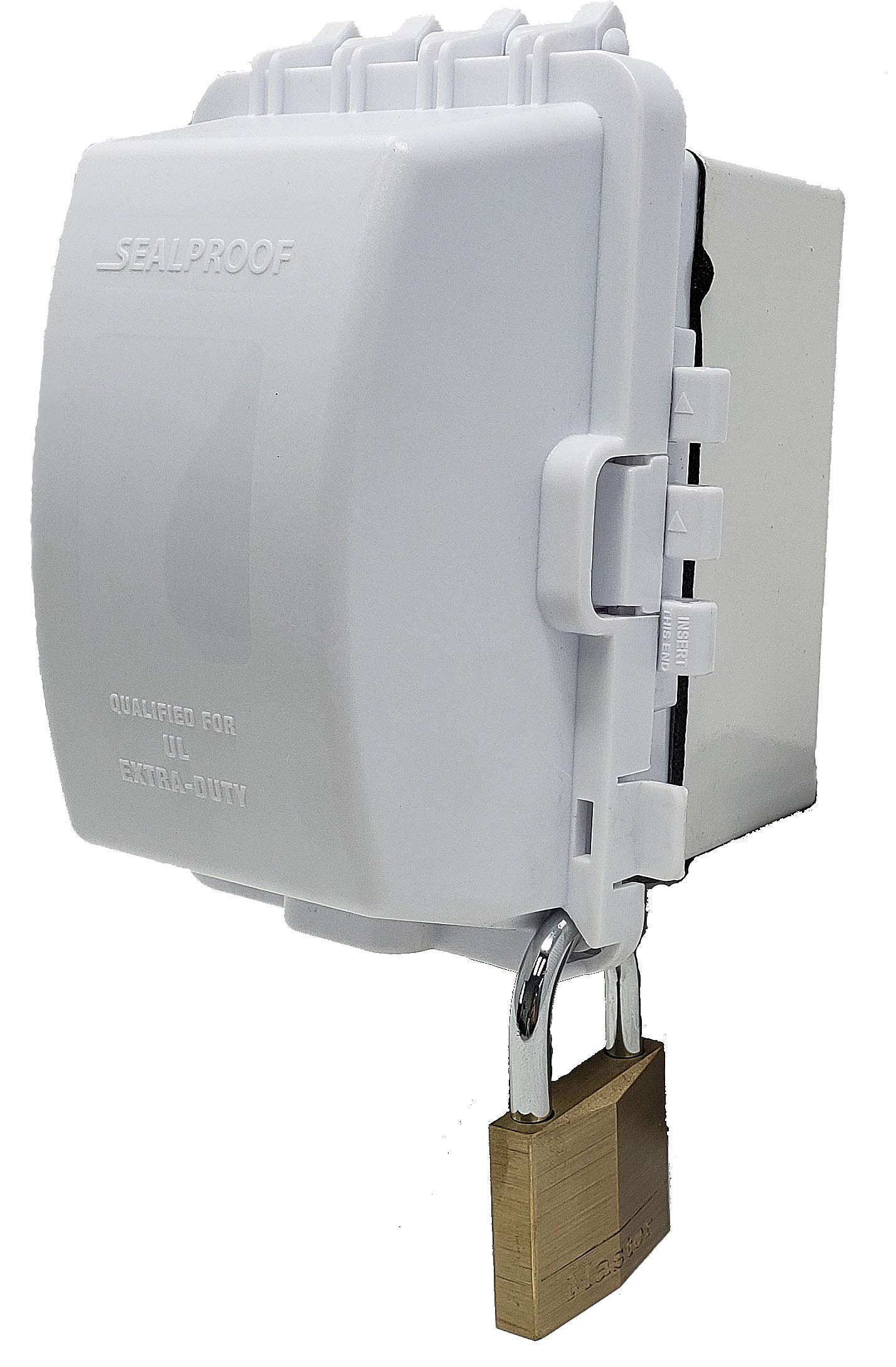 Single Gang Weatherproof Lockable Covers Durable Weatherproof