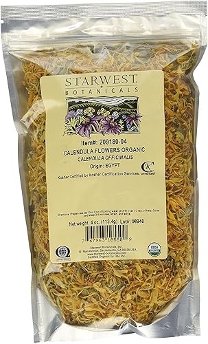 Flores de caléndula Org 4 oz