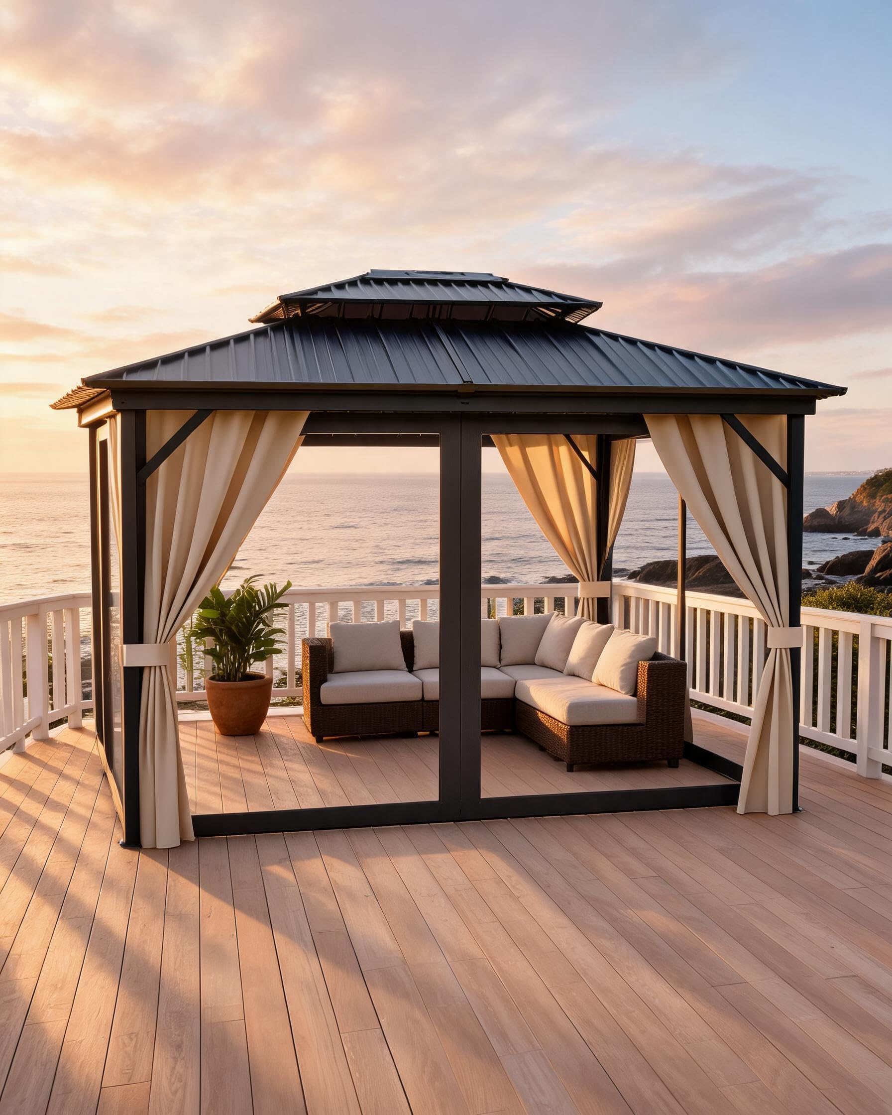 KYBOLT 10x12 Hardtop Gazebo