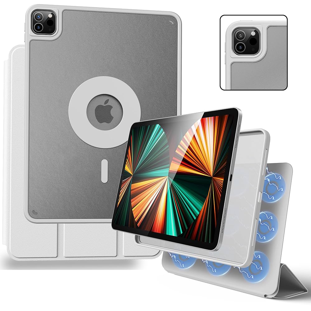 ProCase Smart Case for iPad Pro 11 Inch 2022/2021/2020/2018 (4th /3rd /2nd /1st Generation), Slim Stand Hard Back Shell Cover -Navy