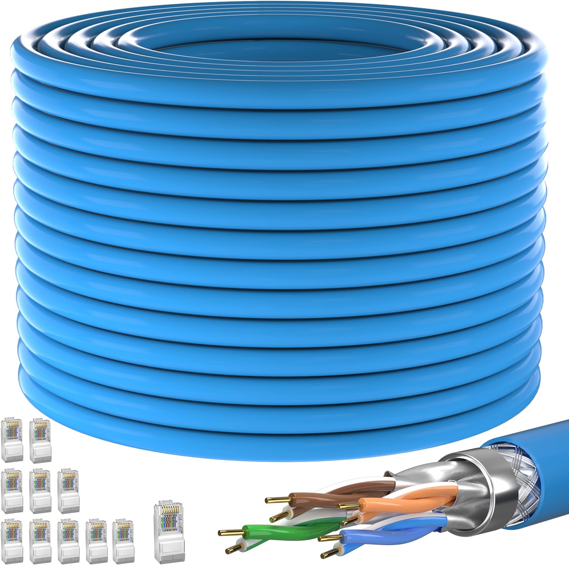 MEIPEK Cat 7 Ethernet Cable 60m