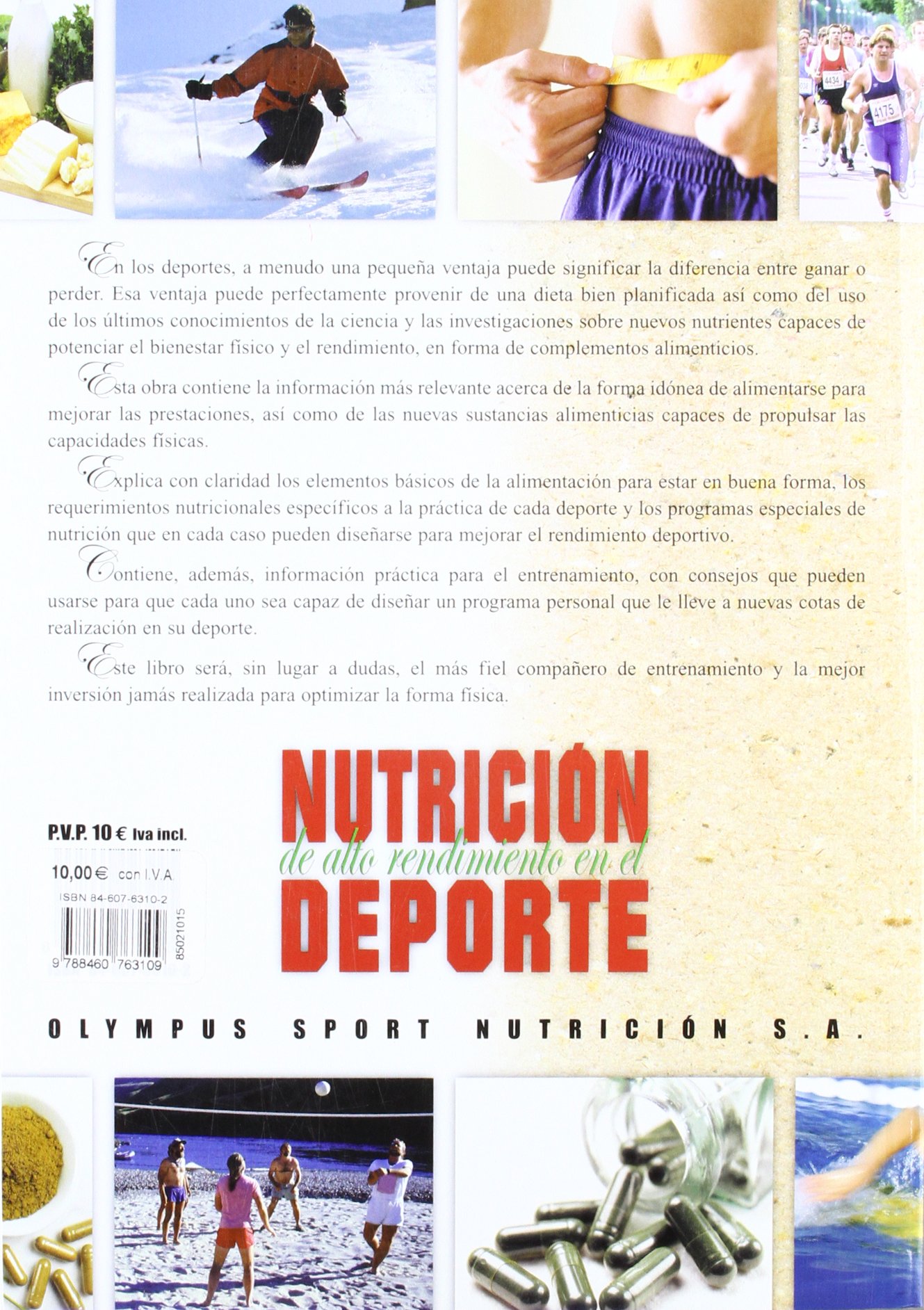 Nutrición de alto rendimiento en el deporte