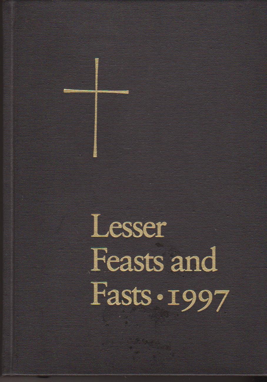 Buy The Proper for the Lesser Feasts and Fasts 1997 Together With the
