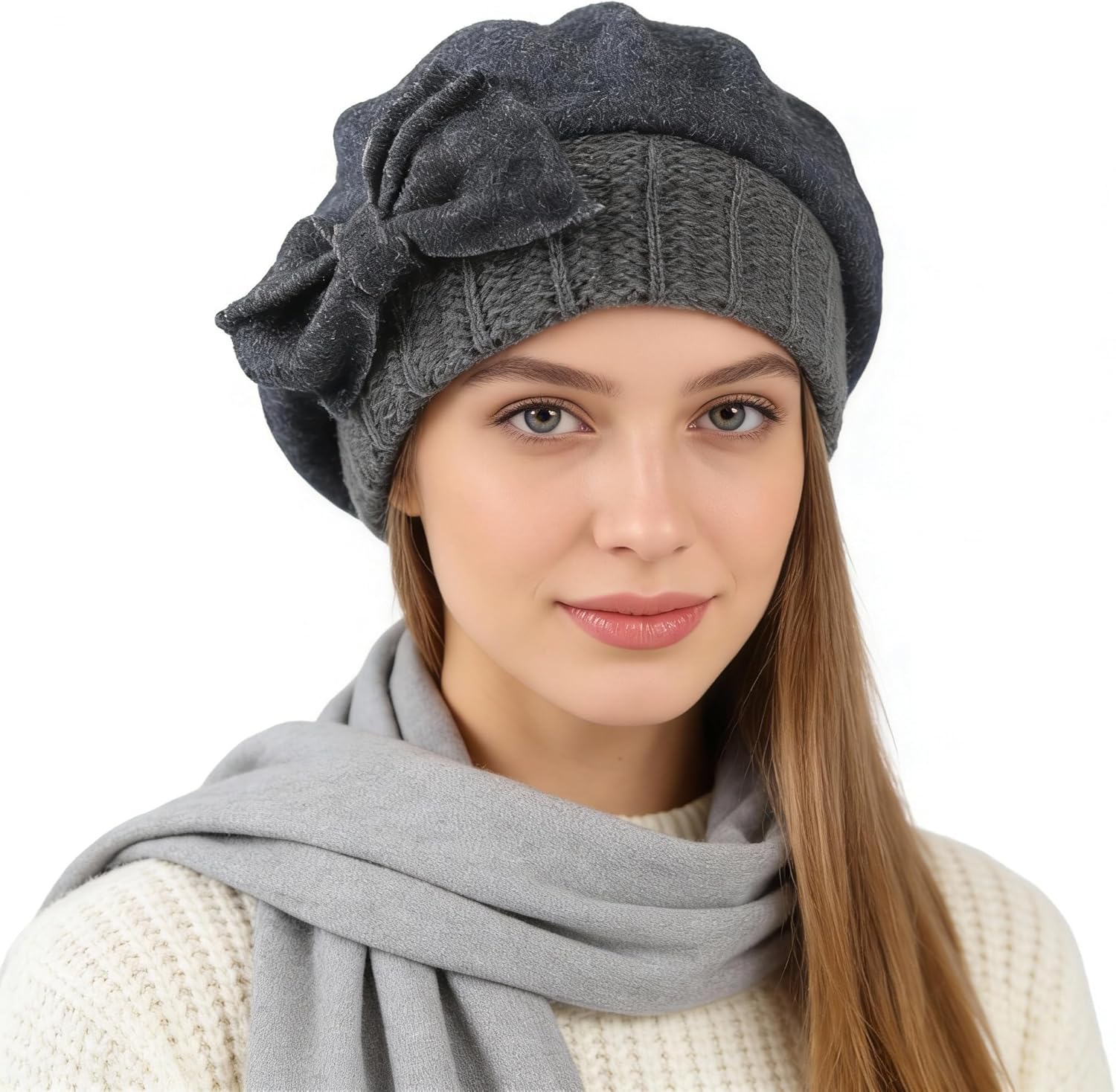 Ruphedy Womens Wool Berets French Beret Beanie Winter Hats Hy022