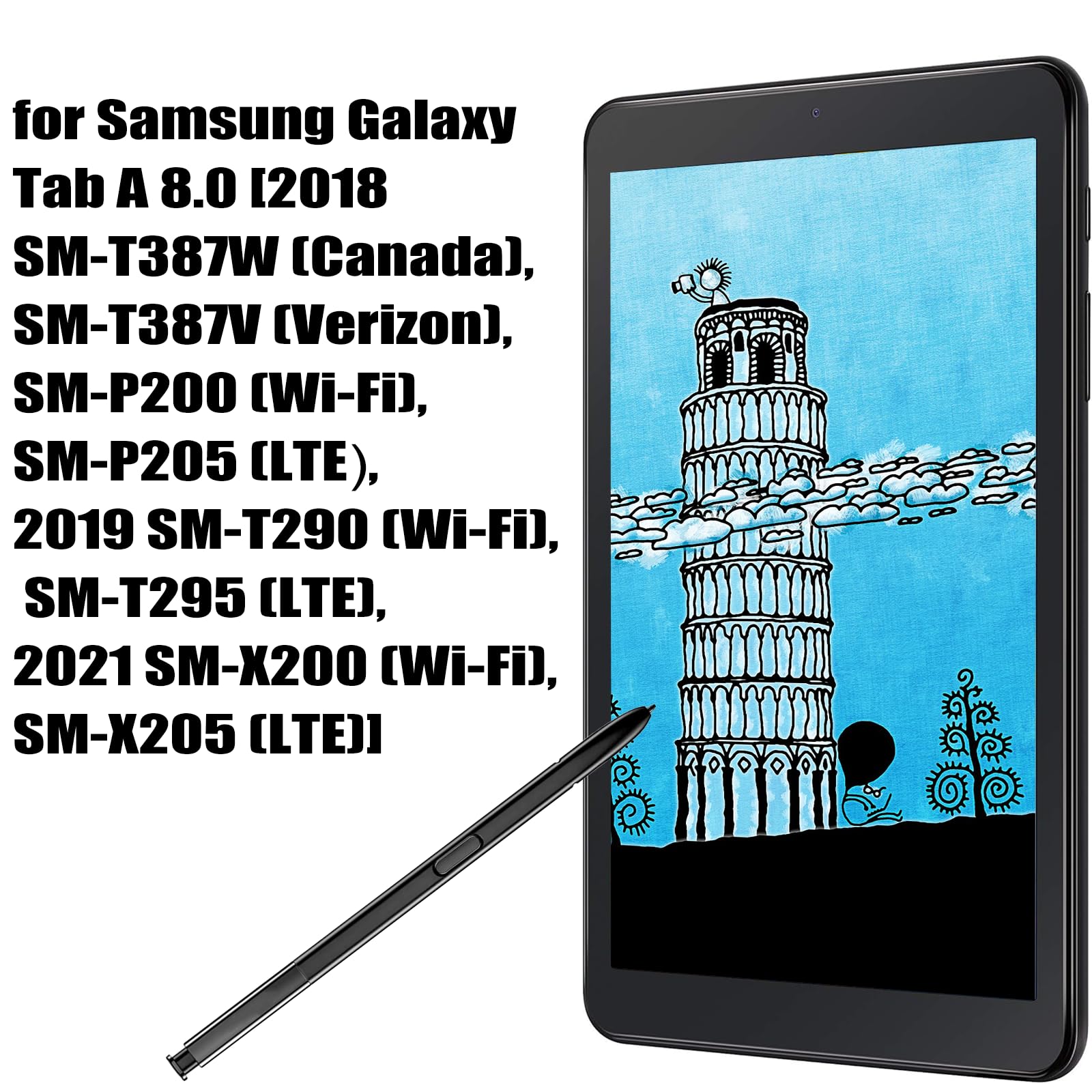 Amazon.com: Galaxy Tab A8 Stylus Pen for Samsung Galaxy Tab A8 S