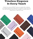 MOFT Magsafe Wallet, 8-Card Holder, Magnetic Phone Stand with Pull to Access Design, RFID Blocking, Angle Adjustment & MOVAS Minimalist Snap Field Wallet for Men Travel Essentials,Peony