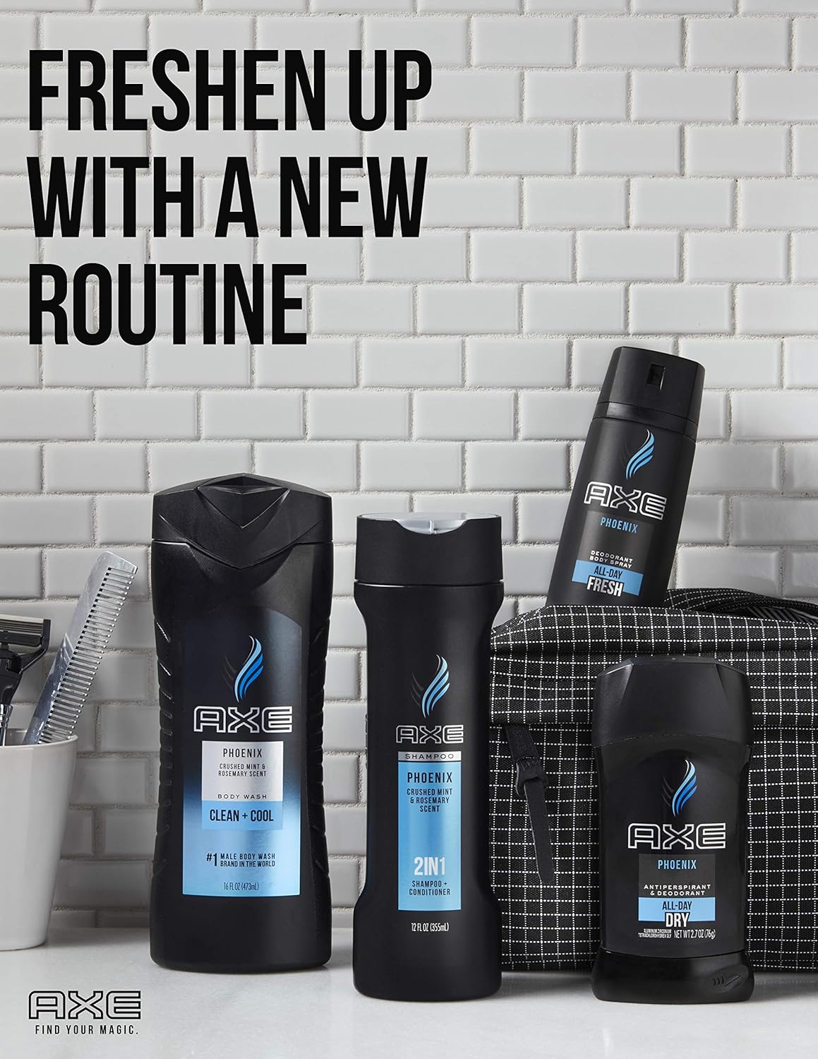 AXE Bodyspray Anarchy for Him 4 oz (Pack of 4) - Image 5