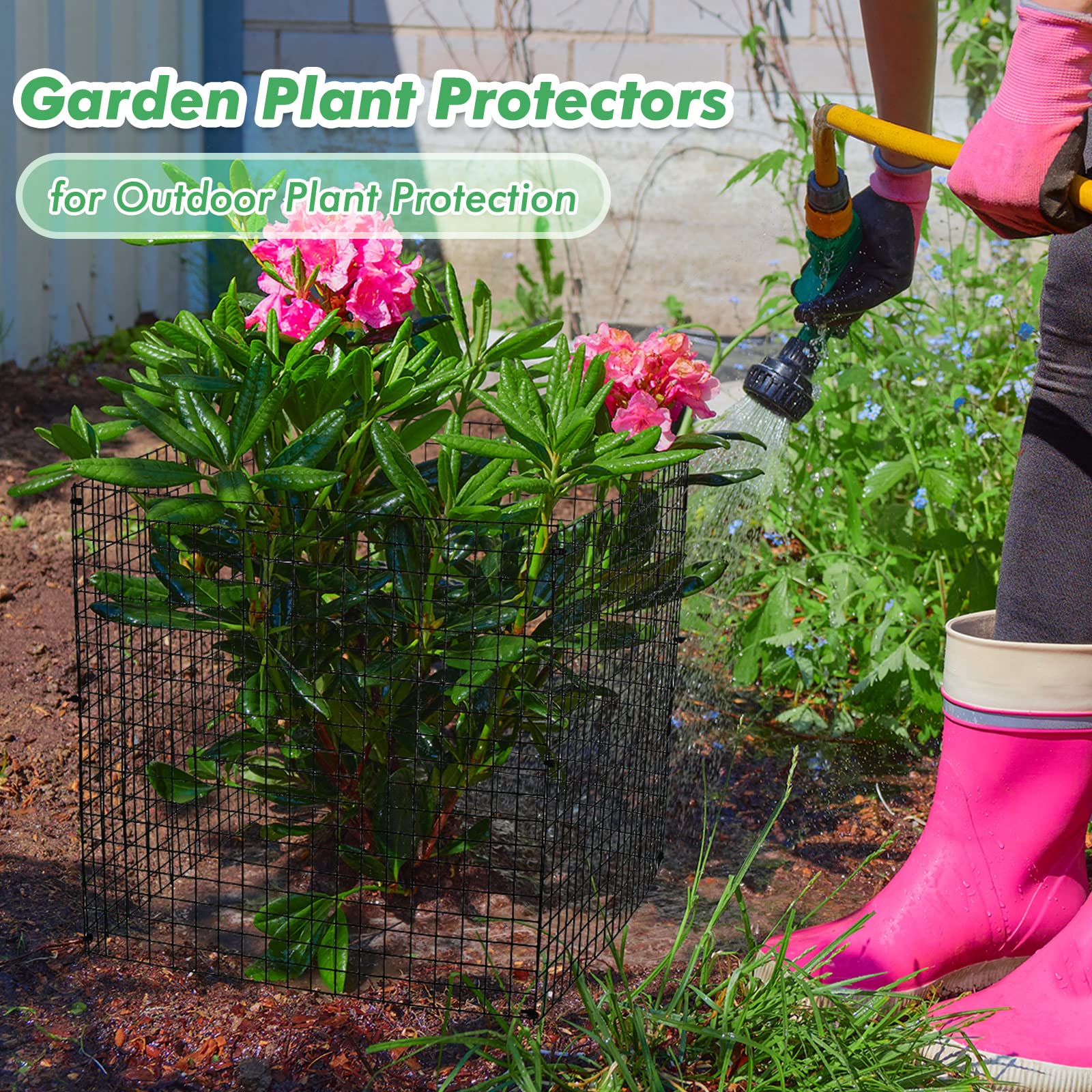 Zubebe Lot De 6 Cloches De Protection En Fil Métallique Pour