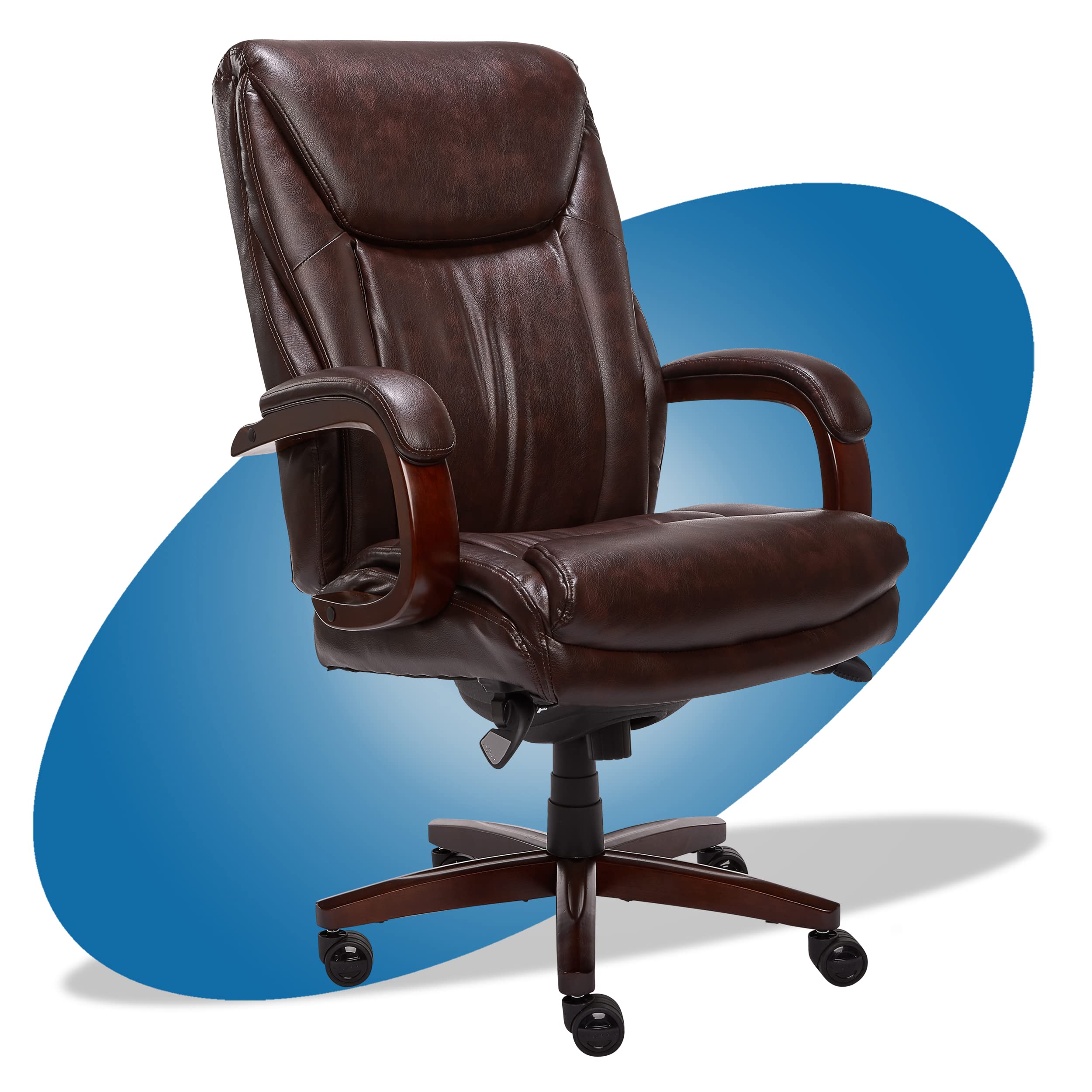 LaZBoy Edmonton Big and Tall Executive Office Chair with Comfort Core