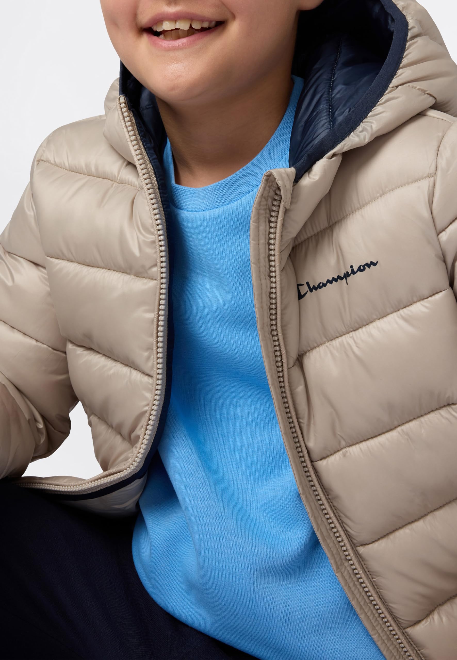 Champion Steppjacke SPORTWEAR JACKET Standard Fit mit verstellbarer Kapuze – Bild 6