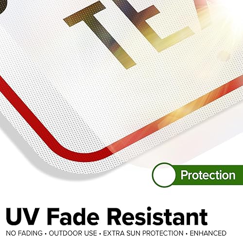 Miniatura 4 de My Sign Center - Letrero de estacionamiento reservado, letreros de estacionamiento personalizados para negocios, 12 x 18 pulgadas, reflectante 3M