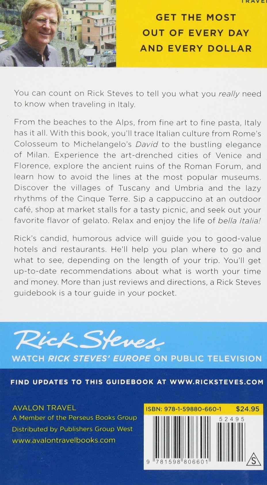 Rick Steves' Italy 2011 with Map: 1056 [Idioma Inglés]