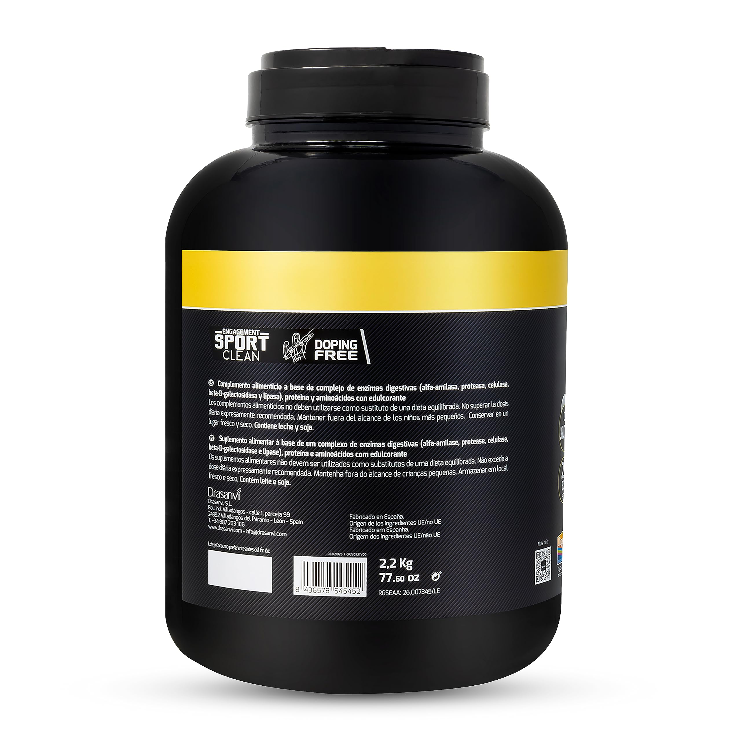 SPORT LIVE Whey protein isolate | Aislado de proteína en polvo | Proteina whey isolada de suero de leche | Proteinas que ayudan a aumentar tu masa muscular | Vainilla| 2,2kg| Drasanvi