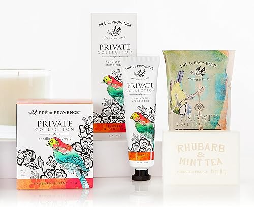 Miniatura 4 de Pre de Provence Colección privada Vela fragante - Té de ruibarbo y menta, 0.5 libras