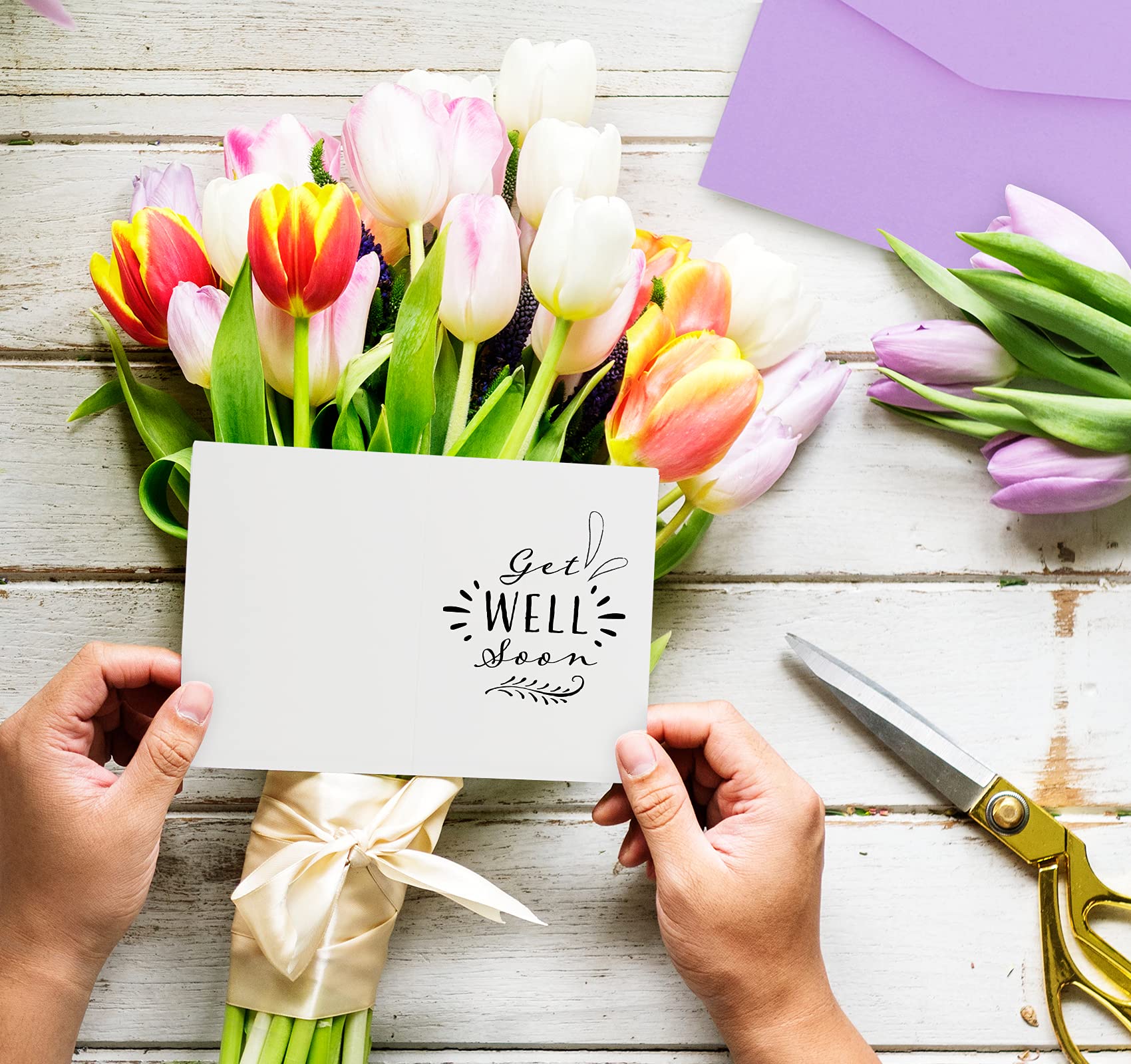 Mocraft 100 Pack B6 Brown Wet Glued Envelopes Kraft Paper Envelopes Without Window For Greeting Cards Invitations Birthday Cards Wedding