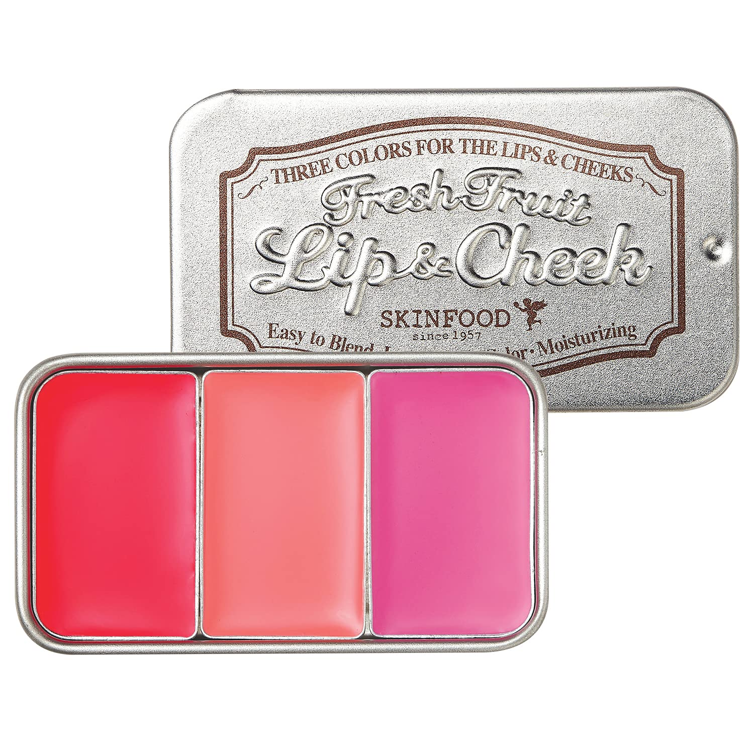 Buy SKINFOOD Fresh Fruit Lip & Cheek Trio 3Color Lipstick and Blush