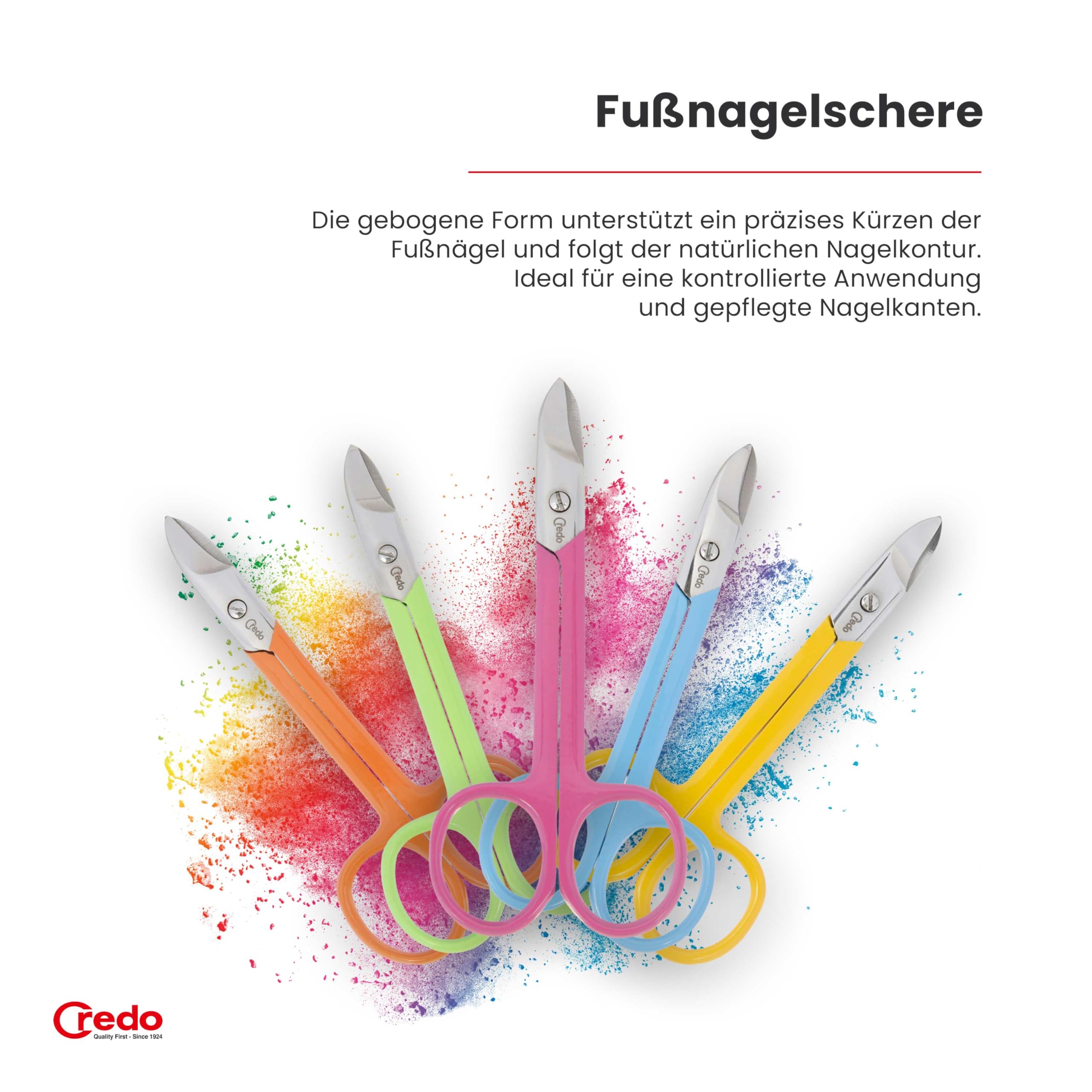 Credo PopArt Balanced Care Bundle Fußpflege Set | mit SmartCutter, Pedikürestein, DuoSoft, Fußnagelschere, Nagelknipser & Keramik-Nagelhautentferner | ausgewogene Fuß- und Nagelpflege (Grün)