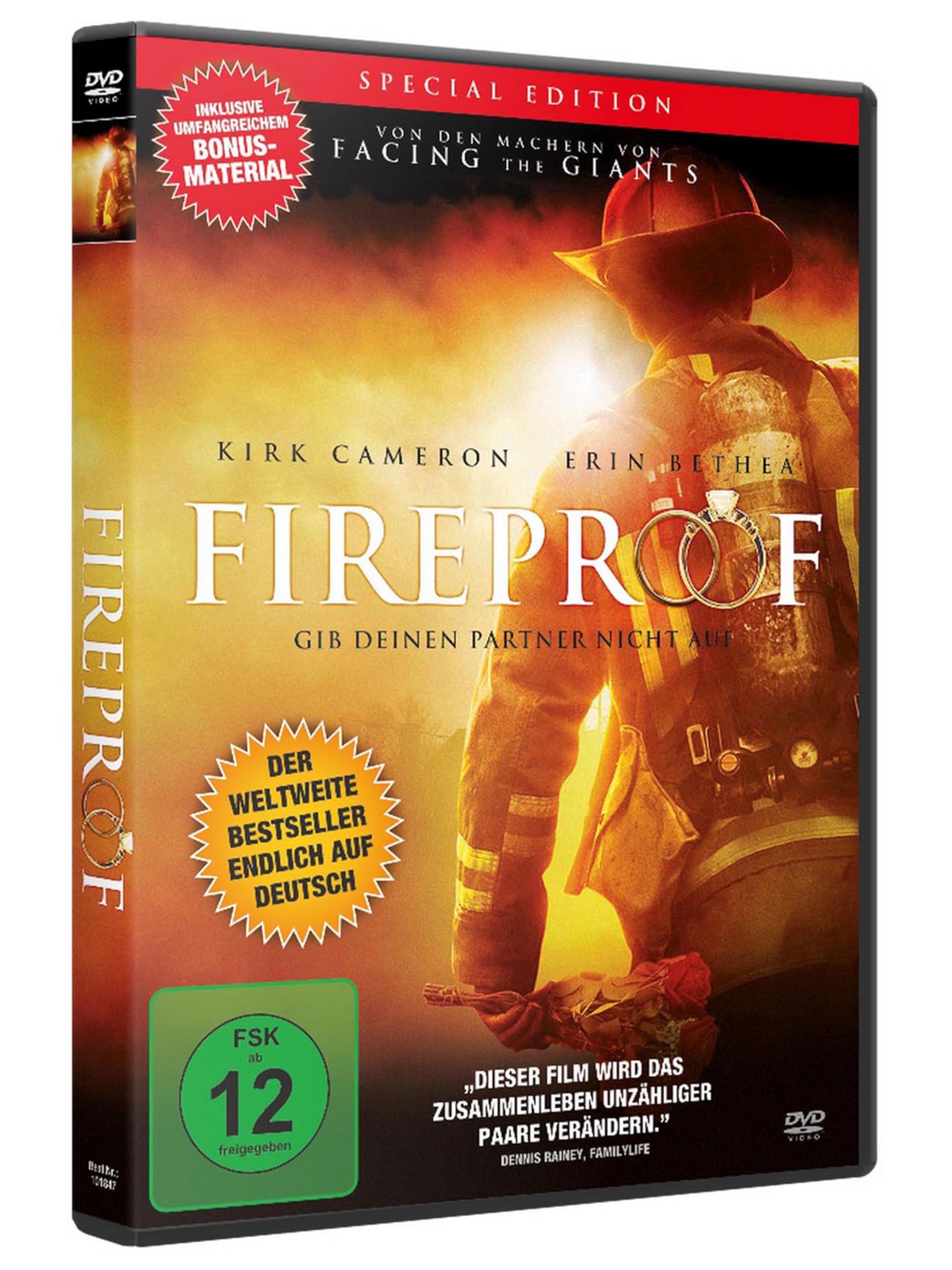 FIREPROOF – Gib deinen Partner nicht auf (Special Edition) – Bewegendes christliches Ehedrama und preisgekrönter Glaubensfilm mit exklusivem Bonusmaterial