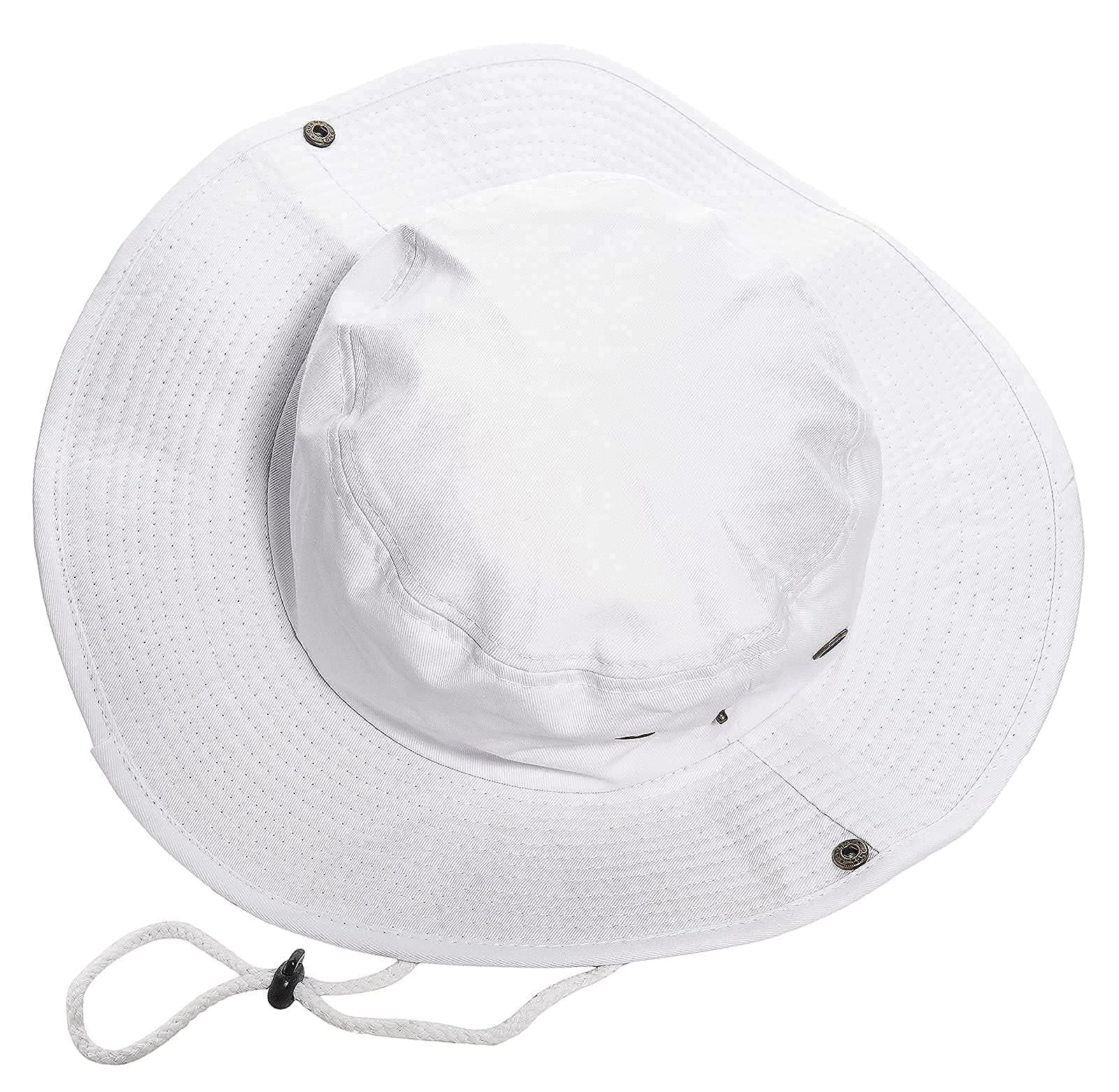 UTOWOWomen Men Boonie Sun hat Cotton Fisher Hat - Solid Fishing hat Safari Jungle Hat for Summer Travel(XL/7 1/2)