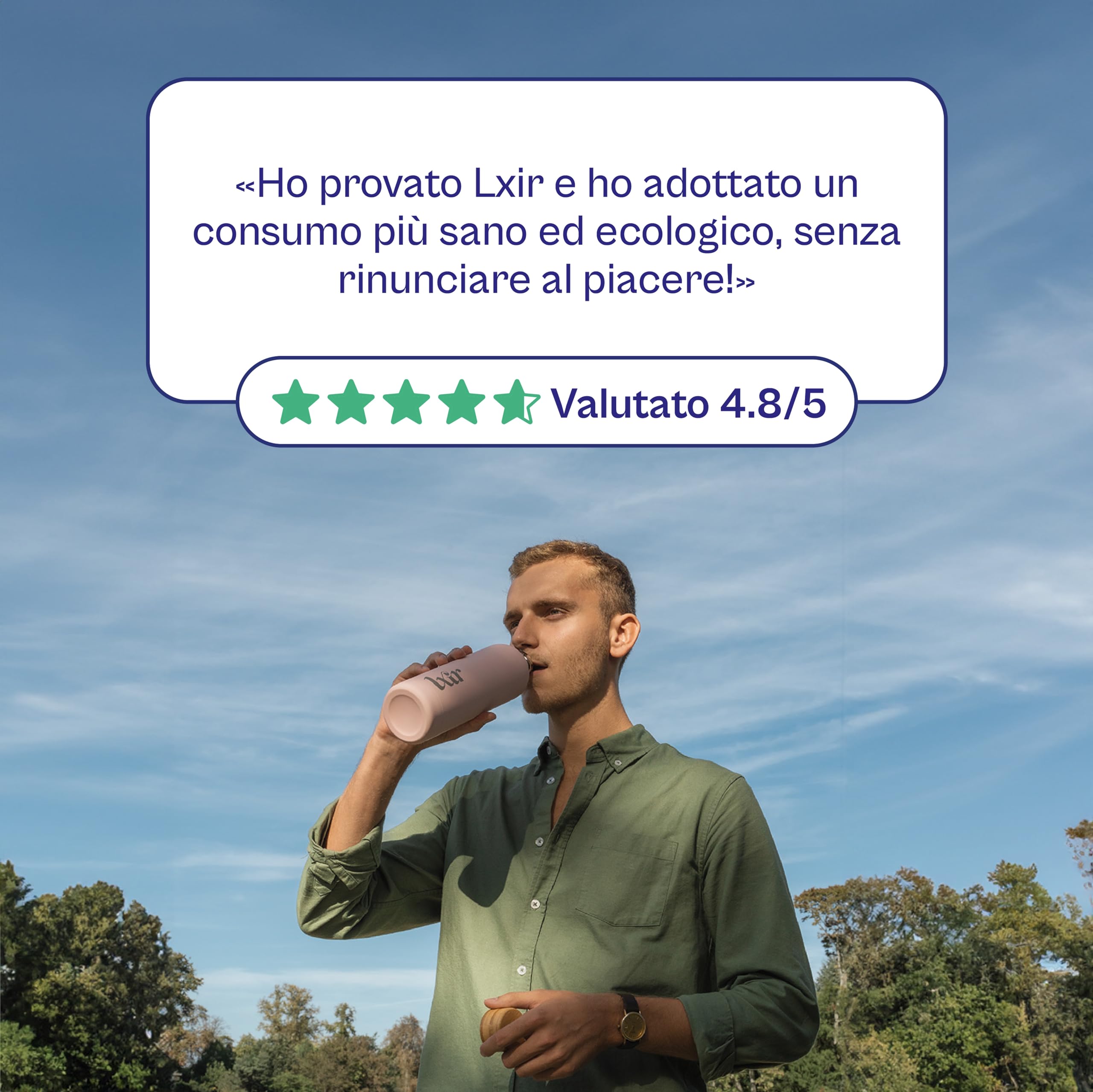 LXIR DRINK – Compresse per acqua aromatizzata senza zucchero – Bevanda multivitaminica – Vitamine C e B – Idratazione quotidiana – Bellezza della pelle – 48 compresse (Limone/Pesca/Menta/Fragola)