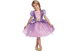 Classic Rapunzel Costume: For Toddler Girls Aged 4-6 Years
