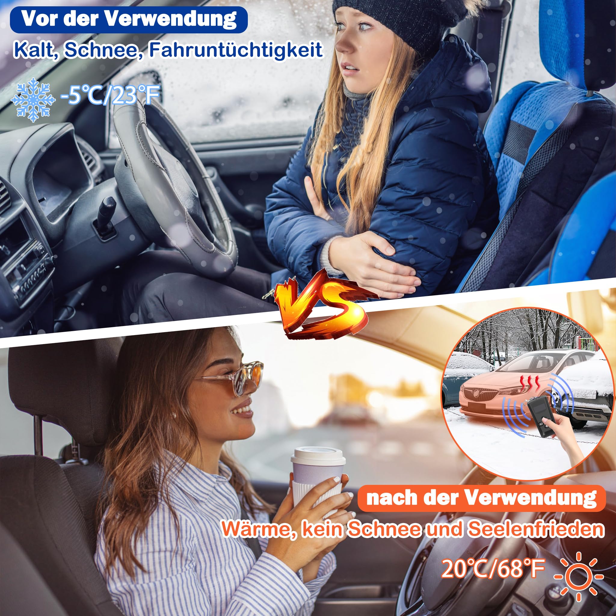 XMTECH 8 kW 12 V Ogrzewanie postojowe na olej napędowy, nagrzewnica powietrza, ogrzewanie powietrza na olej napędowy z pilotem zdalnego sterowania, ekranem LCD i tłumikiem, do samochodów, przyczep