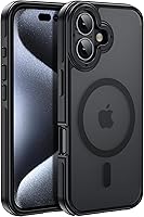 Vista 96 de Funda magnética para iPhone Air con protector de lente de cámara, protección grado militar de 10 pies, compatible con funda MagSafe Slim para iPhone