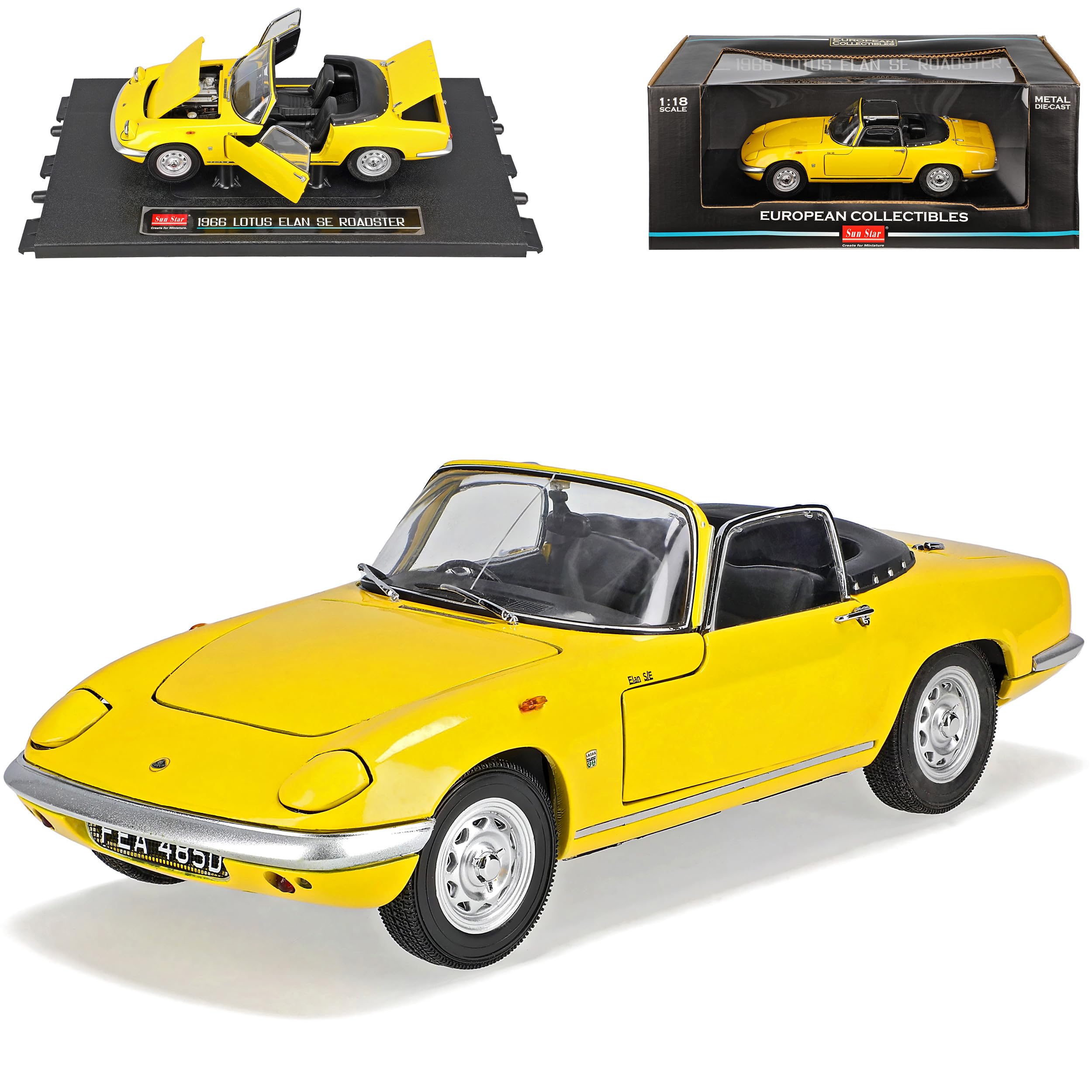1/18 ロータス Elan S3 サンスター製 送料無料 1/18 ロータス エラン ミニカー サンスター Sun Star LOTUS