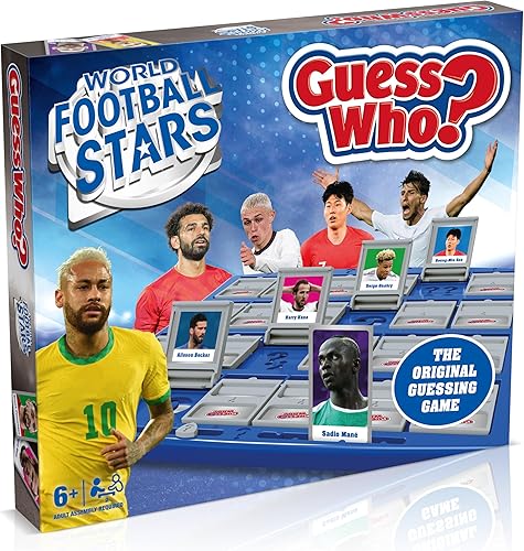 Winning Moves WM02282-EN1-6 Juego de mesa World Football Stars Adivina quién