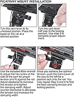 Vista 9 de UTG New Gen Hi Pro Shooters Bípod, desacoplamiento rápido, 8.7"-10.6