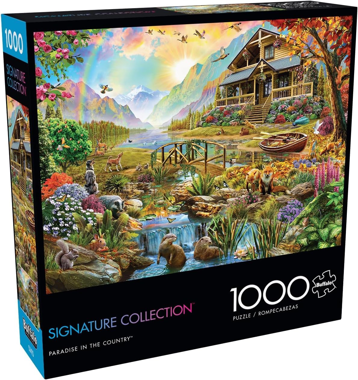 Buffalo Games - Paradise in The Country - 1000 Piece Jigsaw Puzzle for Adults Challenging Puzzle Perfect for Game Nights - Finished Size 26.75 x 19.75