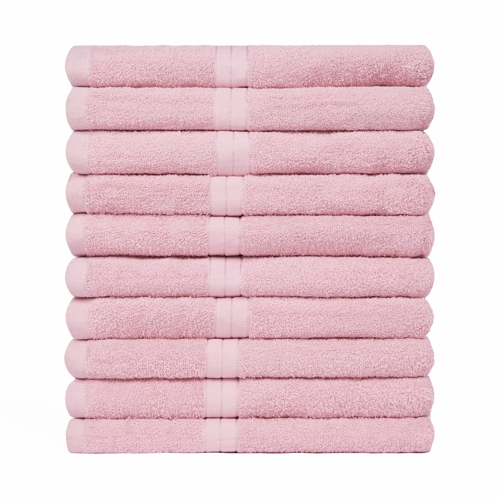 OHS 100% Cotton Hand Towel Light Pink