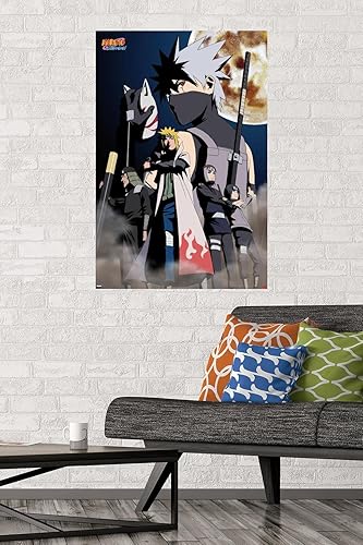 Miniatura 2 de Trends International Naruto Shippuden - Póster de pared Kakashi Key Art, 34 pulgadas de largo x 22.4 W, versión sin marco
