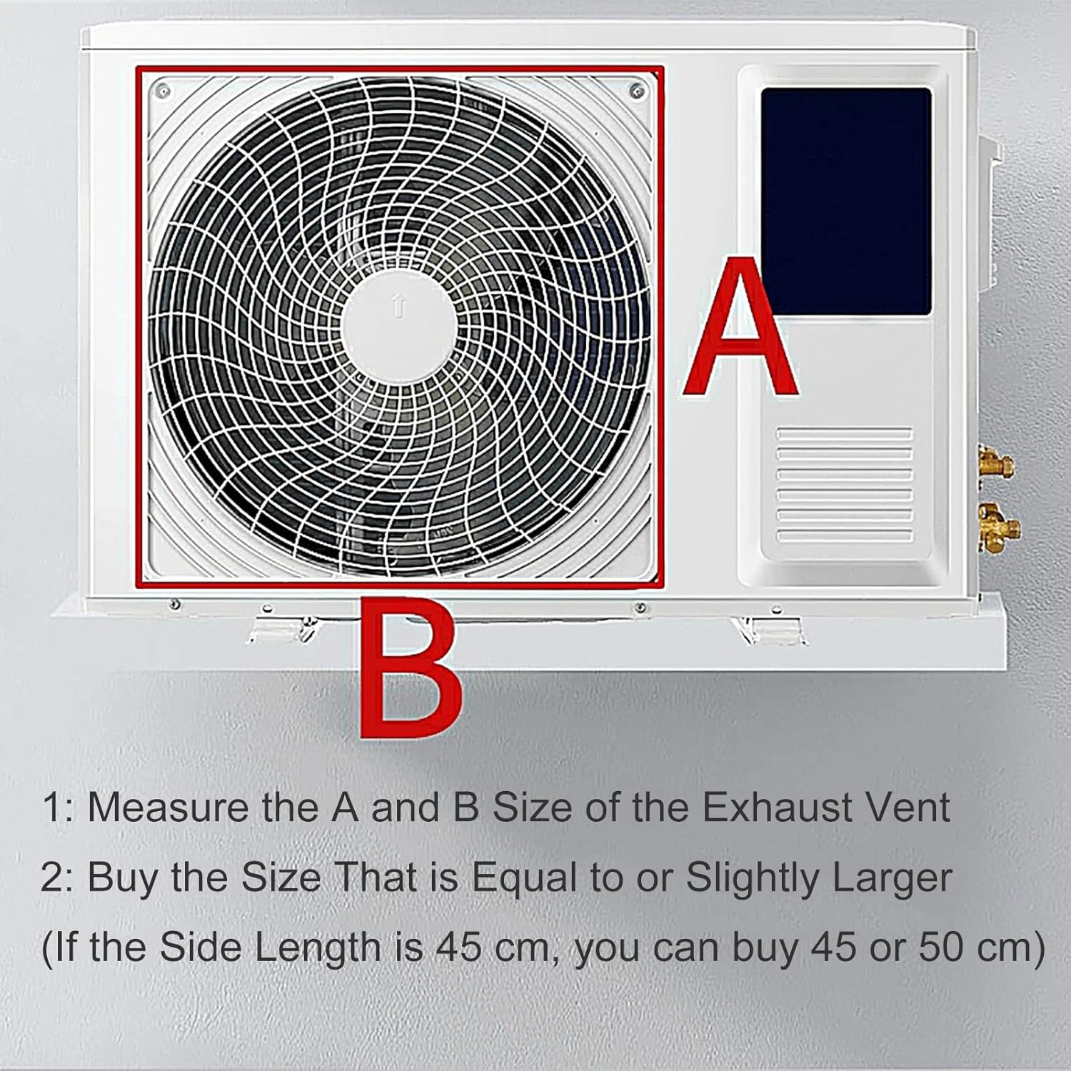 Adjustable AC Flow Deflector - Air Conditioner Split Unit Vent Baffle Shield for Optimized Airflow Control & Energy Efficiency