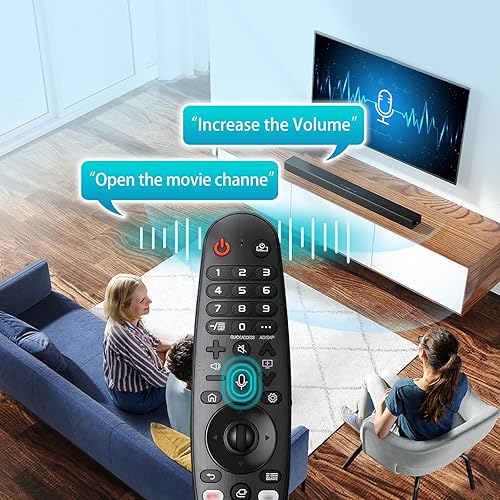 Miniatura 3 de Reemplazo LG TV remoto mágico AKB75855501 con función de voz y puntero, LG Smart TV Remotes AN-MR20GA MR19BA MR18BA MR650A OLED UHD QNED NanoCell