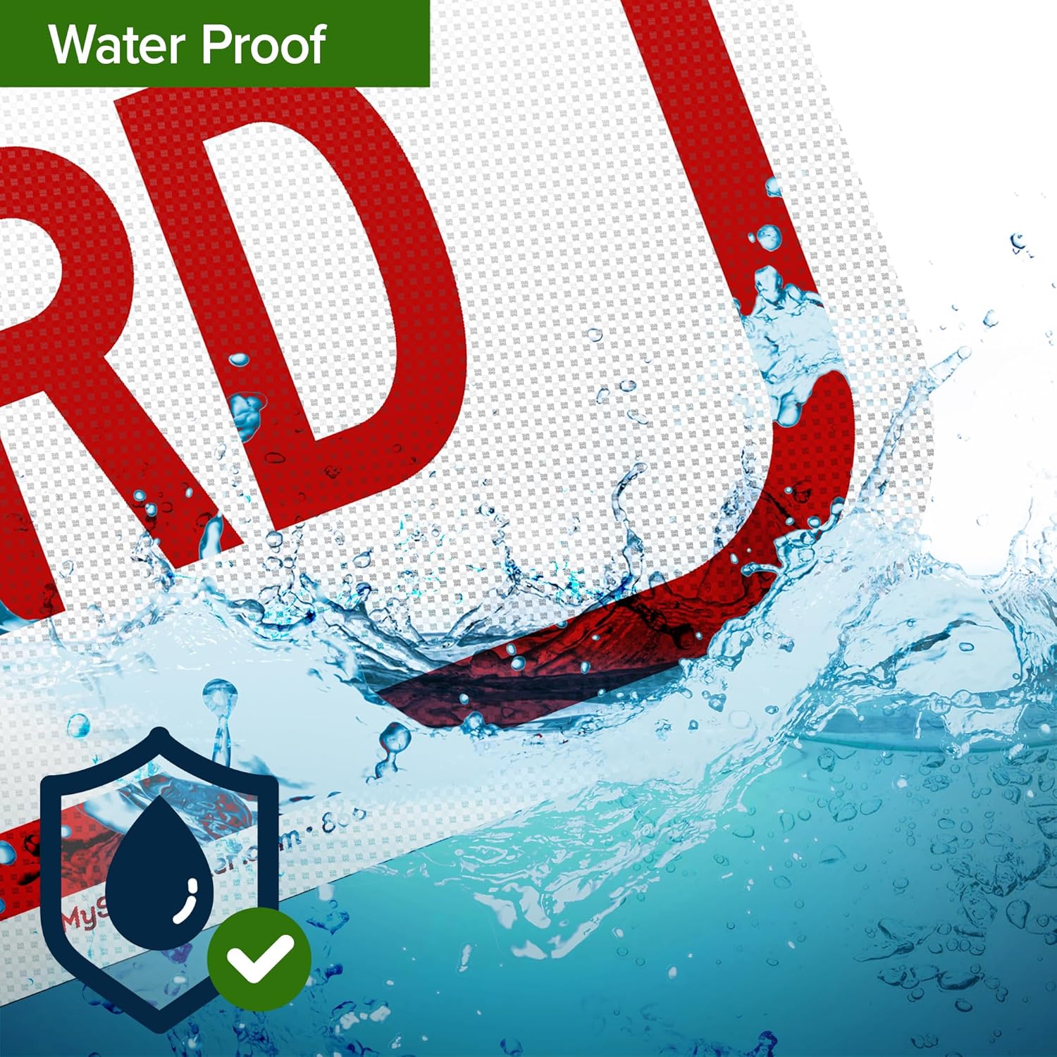 Keep Gate Closed Dogs In Yard Sign, 12x18 Inches, 3M EGP Reflective, Rust Free .063 Aluminum, Fade Resistant, Made in USA by My Sign Center