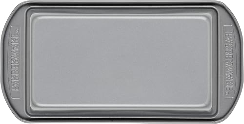 Miniatura 10 de Farberware Utensilios para hornear antiadherente de 9 pulgadas x 5 pulgadas molde para pan, gris -