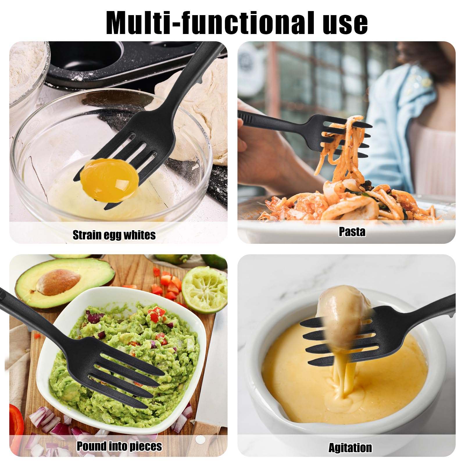 Cobee Silicone Forks - Heat Resistant & Dishwasher Safe -7