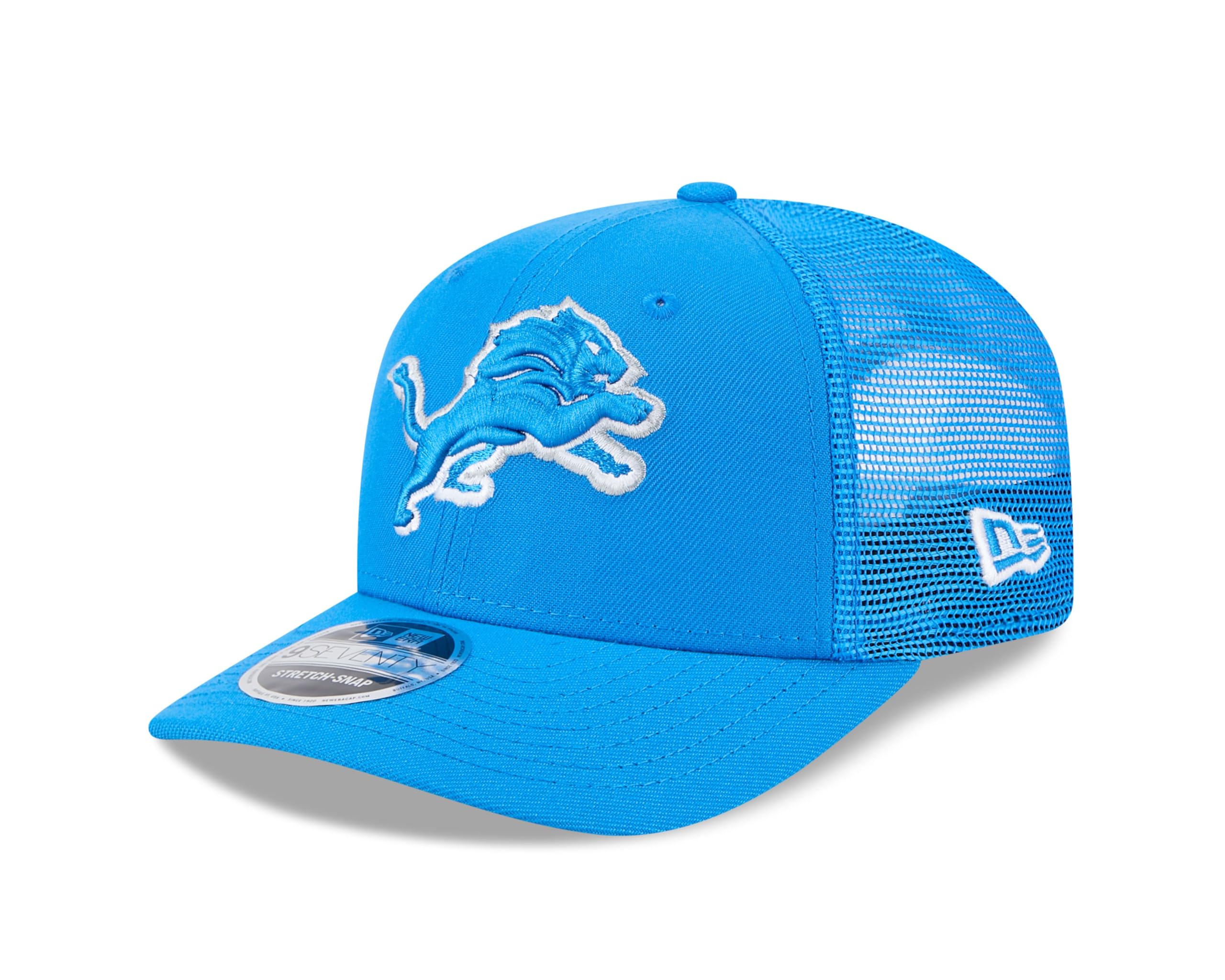 New Era Detroit Lions 9Seventy Stretch-Snap NFL Trucker Cap Blue
