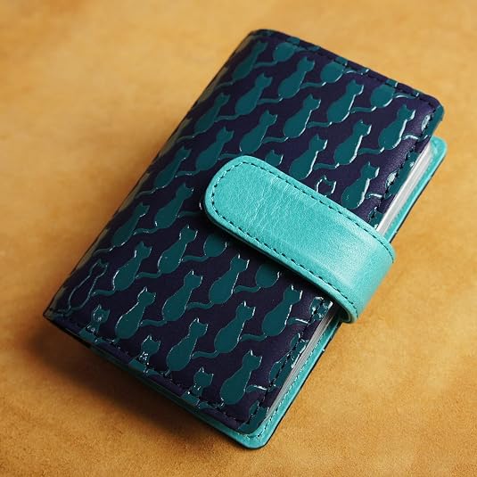 Amazon | [古都印伝] カードケース レディース 本革 カード入れ ボタン
