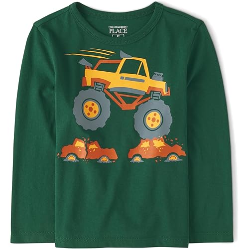 The Children's Place Baby Toddler Boys Long Sleeve Graphic T-Shirt