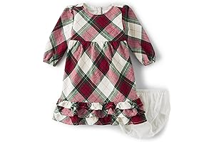 Newborn 9-12 Months Baby Girls' Longsleeve Dress