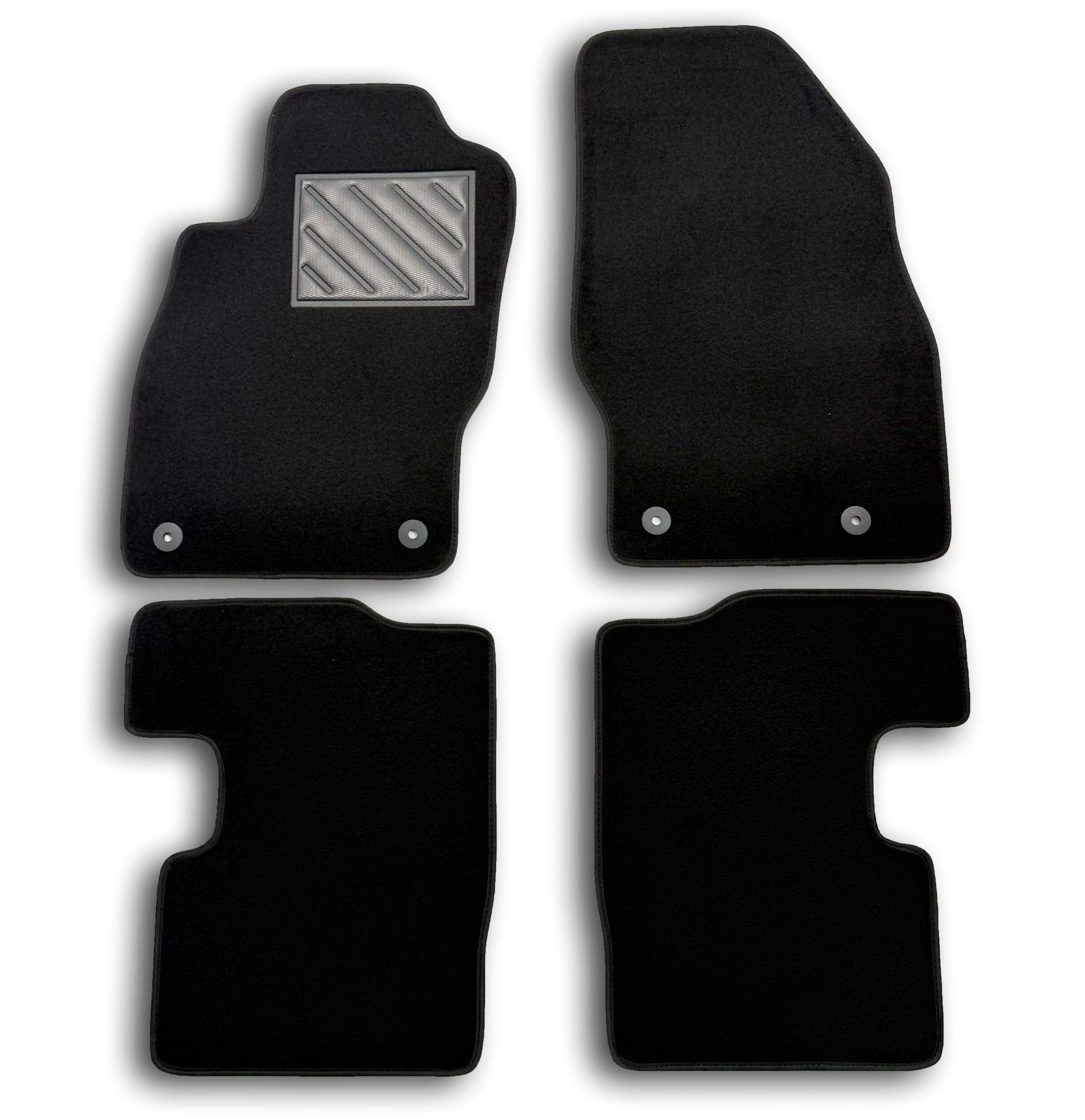 Tappetini Auto MTM One Su Misura Per DR Motor DR1 (2009-2014) - Set 4 Pezzi In Moquette Nera - Made In Italy