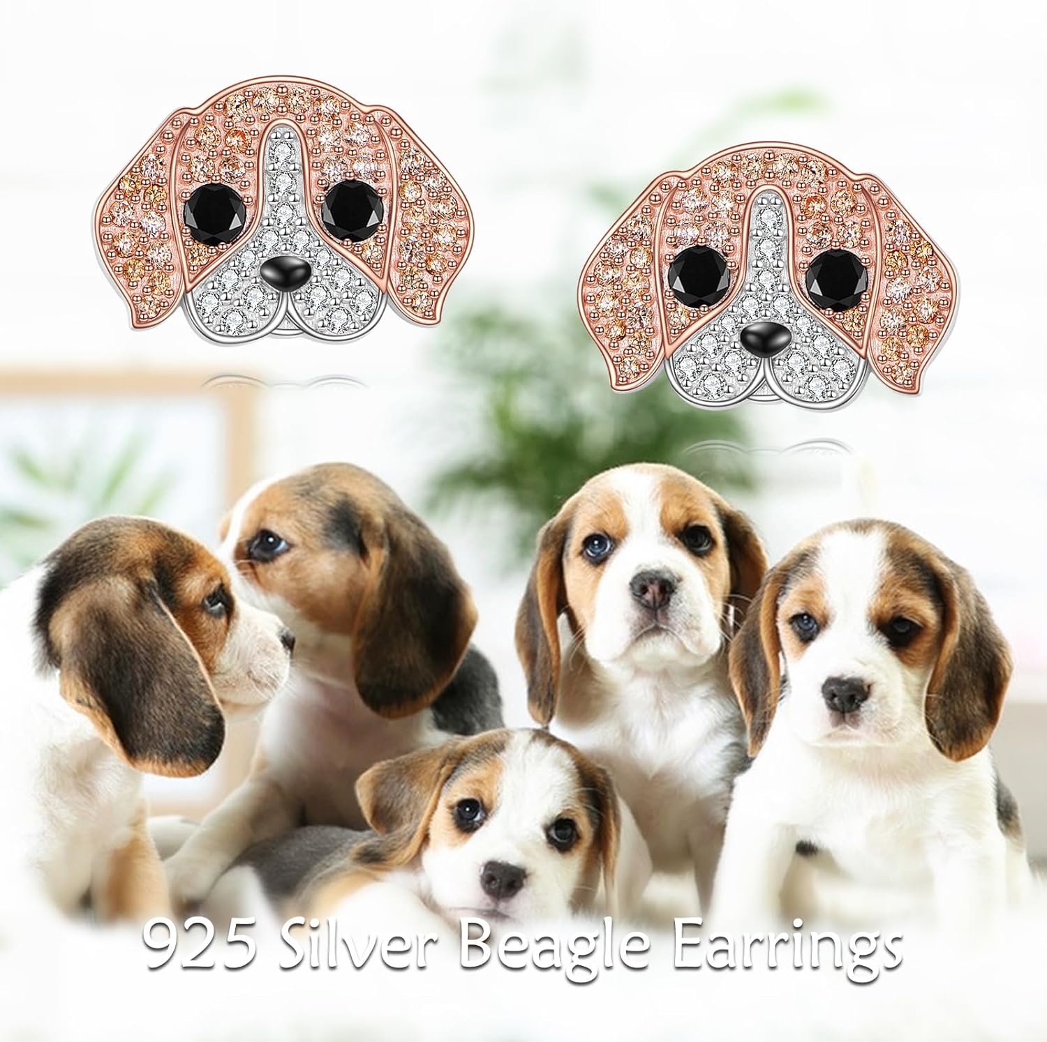 YFN Dog Stud Earrings Sterling Silver Dog Breed Earrings Jewelry Puppy Gifts for Women - Image 6