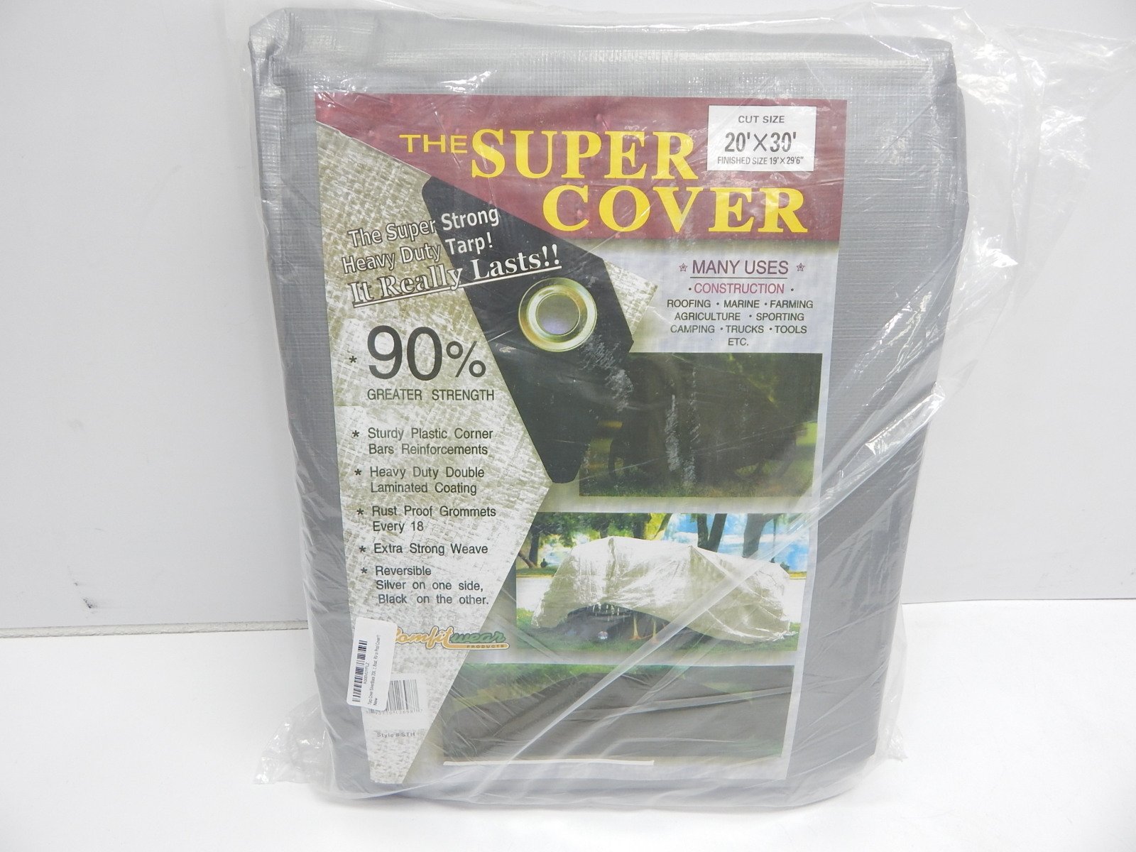 Buy Super Heavy Duty Silver Tarps 20' x 30' Online at desertcartUAE
