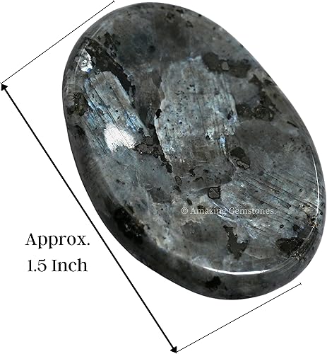 Vista 270 de Cristales de piedra de preocupación de cuarzo rosa y piedras curativas, piedras de preocupación para regalos de alivio del estrés, cristal de piedra